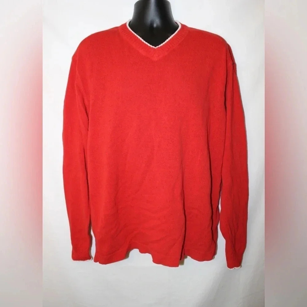 Vintage Men’s Callaway Golf Sport V-Neck Pullover Sweater Size Large